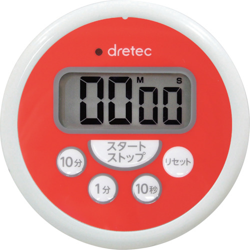 dretec 可洗定时器红色 T-533RDHA