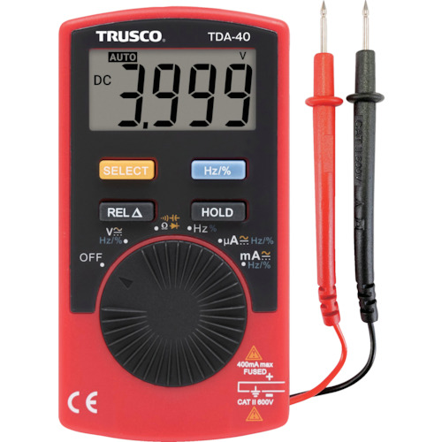 TRUSCO 数字卡万用表 TDA-40